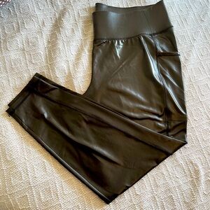 Lane Bryant Livi Pleather Jeggings with Pockets